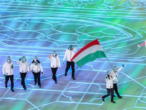 Magyar sportolók ünneplése olimpián