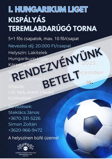 Kispályás teremlabdarúgó pálya