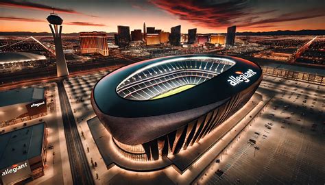 A modern Allegiant Stadium Las Vegasban