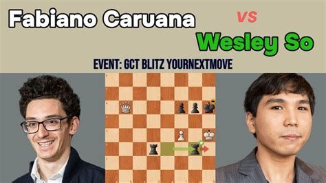 Fabiano Caruana és Wesley So játszmája