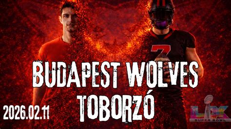 A Budapest Wolves amerikaifutball-csapat akcióban