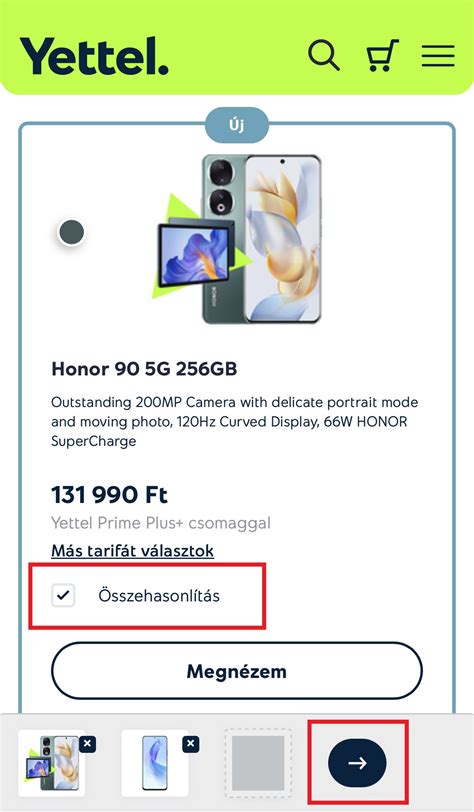 Mobiltelefon képernyőméret összehasonlítás