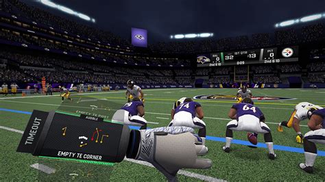 VR szemüvegben edző NFL bíró