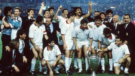 Arrigo Sacchi az AC Milan kispadján a '80-as évek végén