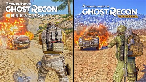 Összehasonlító grafika: Ghost Recon Wildlands vs Breakpoint AI