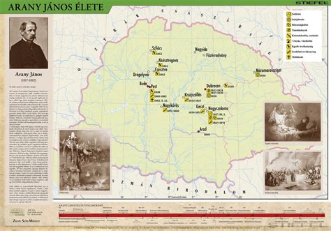 Arany János életútja térképen