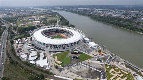 Látványos stadion légifotója