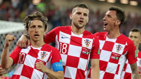 A horvát labdarúgó-válogatott kerete egy edzésen