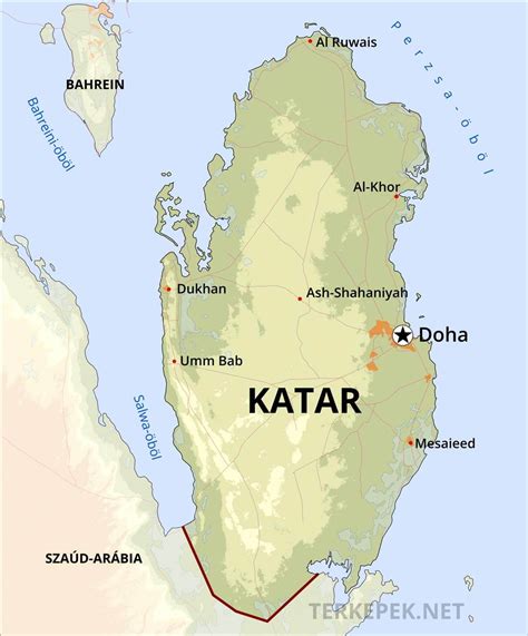 Térkép Katar stadionjairól