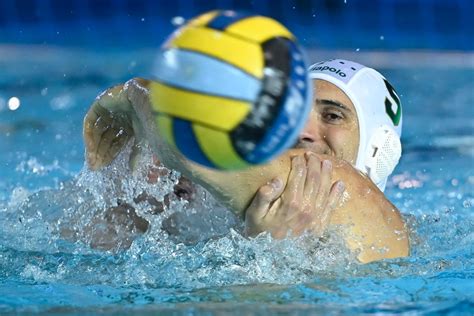 A ferencvárosi csapat ünneplése a vízilabda mérkőzésen