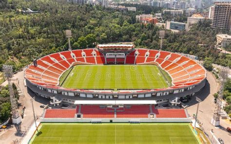 A Mikheil Meskhi Stadion látképe madártávlatból