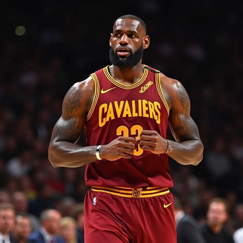 LeBron James mezben, mint a Cleveland Cavaliers játékosa