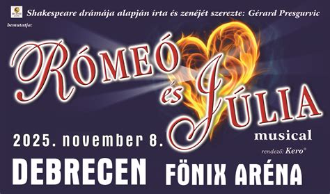 Rómeó és Júlia musical archív plakát