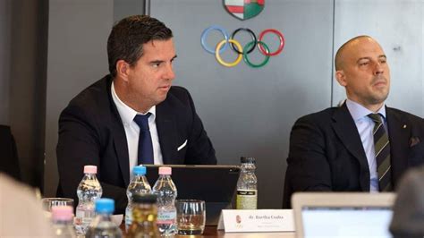 Matija Ljubek mint Horvát Olimpiai Bizottság vezetője