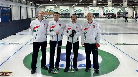 Magyar curling válogatott fotója nemzetközi versenyen