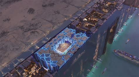 A Neom Stadion látványterve, futurisztikus designnal
