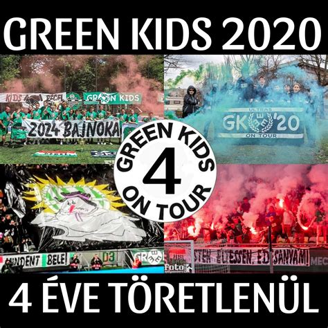 A Green Kids 2020 szurkolói csoport a stadionban