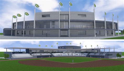 baseball stadion látképe