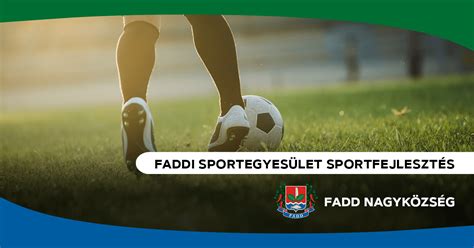 Sportfejlesztési program finanszírozási területei