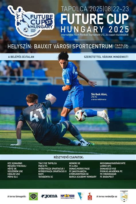 A Future Talents Cup logója és a helyszín
