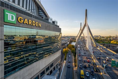 TD Garden belső tere jégkorongmeccsen