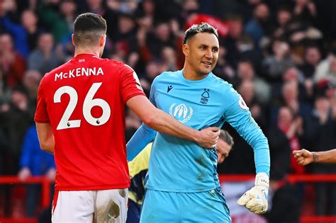 Keylor Navas a Nottingham Forest kapusaként