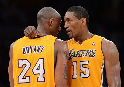 Kobe Bryant és Ron Artest a 2010-es NBA döntő hetedik meccsén