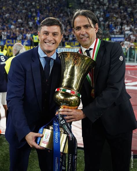 Simone Inzaghi, Javier Zanetti és Nicolò Barella arcképei