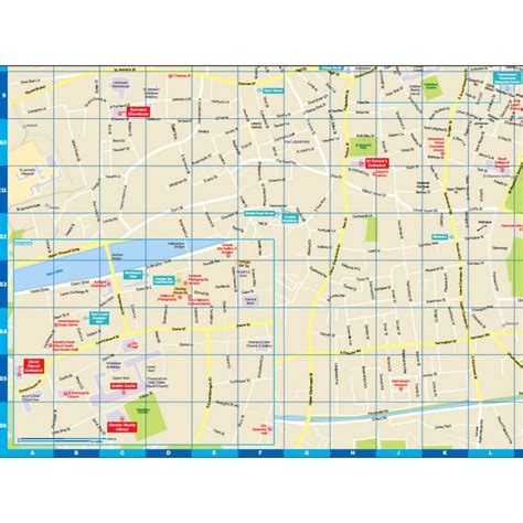 Térkép a Liverpool és Dublin közötti kompútvonalról