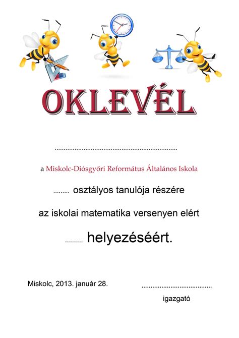 DELE nyelvvizsga oklevél