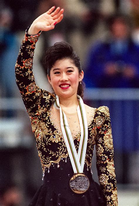Kristi Yamaguchi korcsolyázás közben