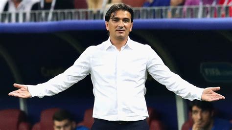 A horvát szövetségi kapitány, Zlatko Dalic a kispadon