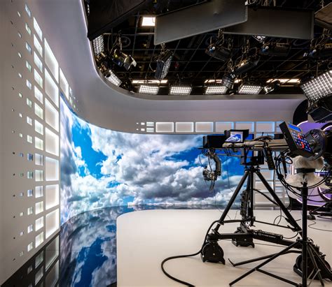 Modern televíziós stúdió az RTL sportközvetítéseihez