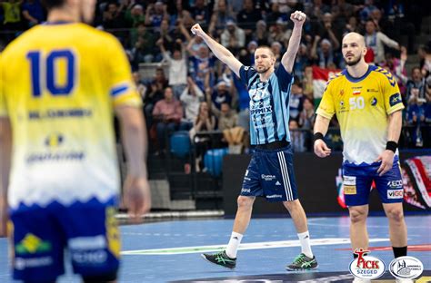 Kézilabdázó védő játékos akcióban