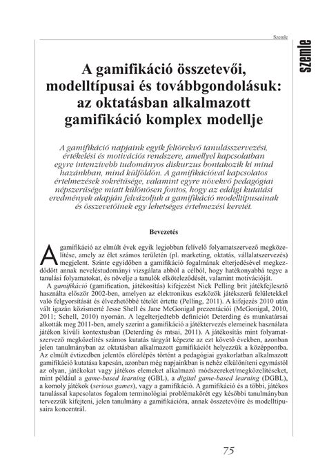 Gamifikáció elemek az oktatásban