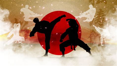 Történelmi kép a karate edzésről