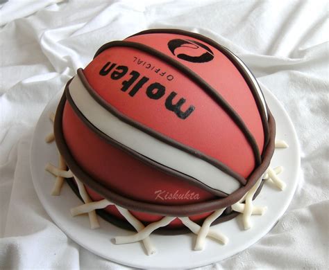 kosárlabda torta részletgazdag díszítése