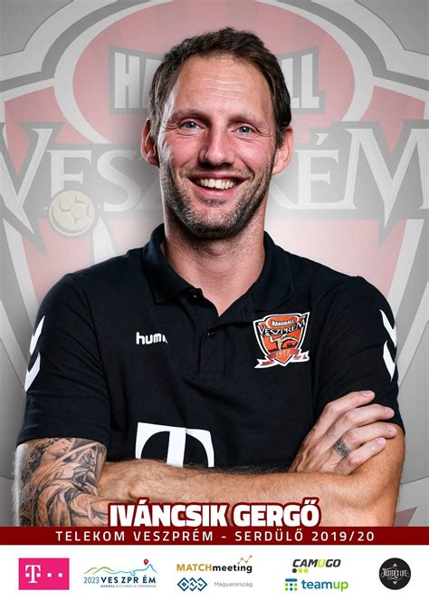 Iváncsik Gergő ünnepli a Magyar Bajnoki címet a Telekom Veszprém csapatával