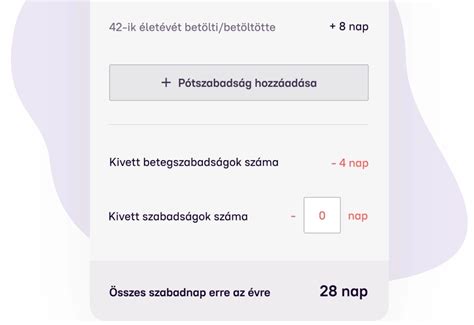 A szabadságok mértéke és a pótszabadságok típusai