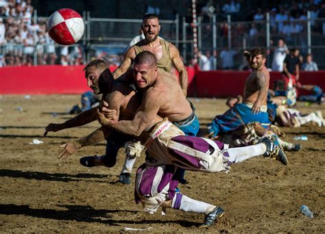 Calcio Storico mérkőzés Firenzében
