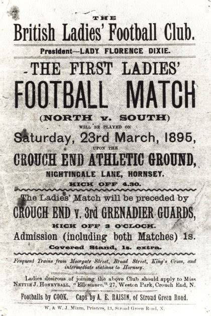 Nettie Honeyball és a British Ladies' Football Club tagjai