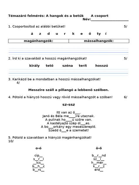 Kártyák magyar betűkkel és képekkel a hangok gyakorlásához