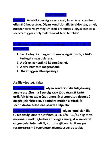 Séma az állóképesség felmérésére 5-10-5 méteres sprintekkel