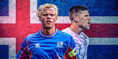 Eidur Gudjohnsen gólöröme az izlandi válogatott mezében