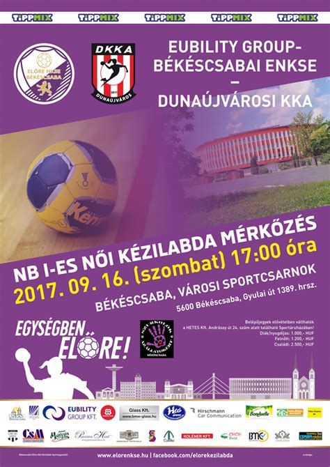 EUbility Group-Békéscsabai Előre NKSE VIP bérlet design