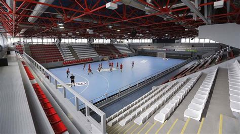 A Hódos Imre Csarnok hangulata a DEAC-Szeged mérkőzésen