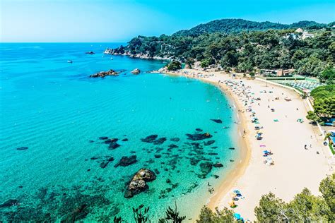 Costa Brava tengerparti kilátás