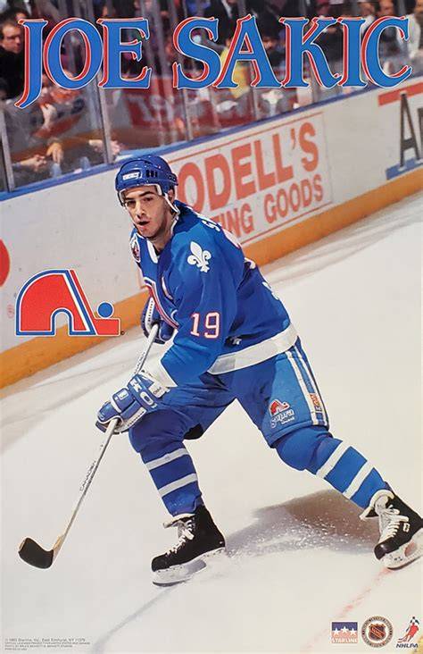 Joe Sakic Quebec Nordiques mezben