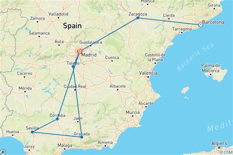 Barcelona repülőtér és belváros közötti távolság térképe