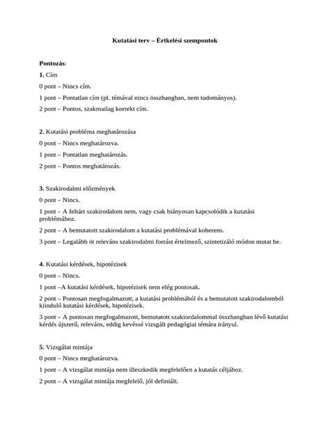 Fogalmazás értékelési szempontok